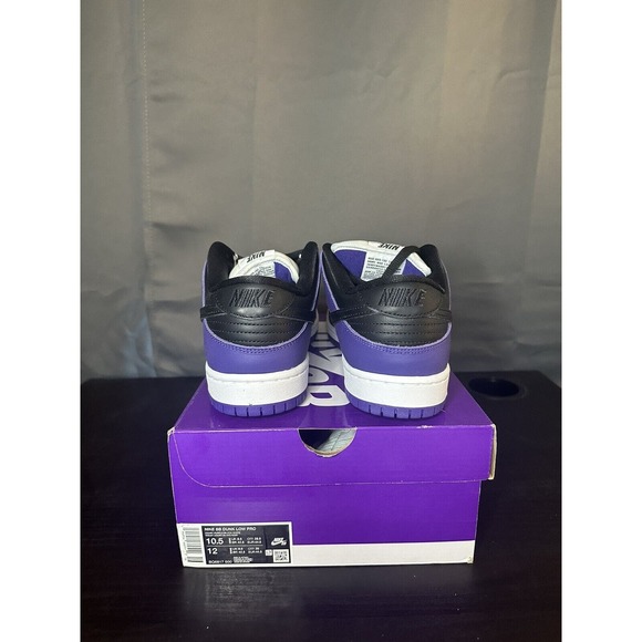 Brand New Nike SB Dunk Low Pro Court Purple Size 10.5 Men [BQ6817-500] Ship Fast - Picture 4 of 8